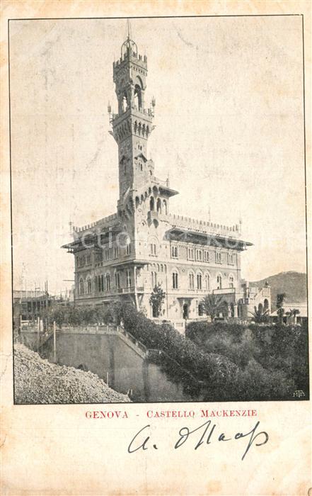 Genova Genua Liguria Castello Mackenzie