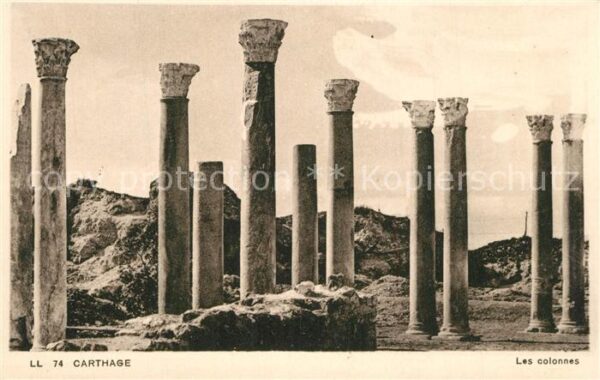 Carthage Karthago Les colonnes