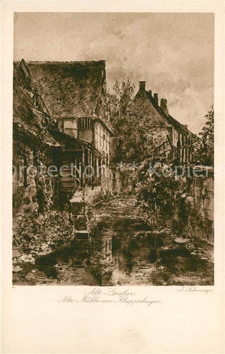 Alt Goslar Alte Mühle am Klapperhaken