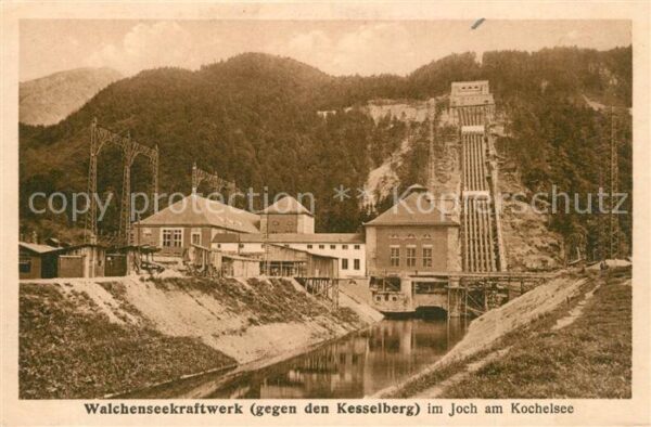 Walchensee Walchenseekraftwerk Kesselberg Joch