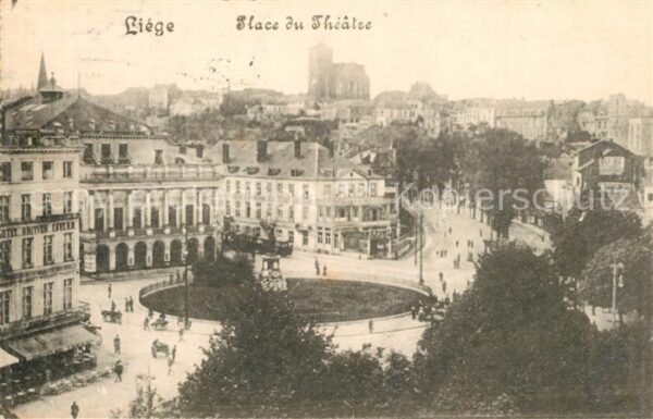 Liege Luettich Place du Theatre