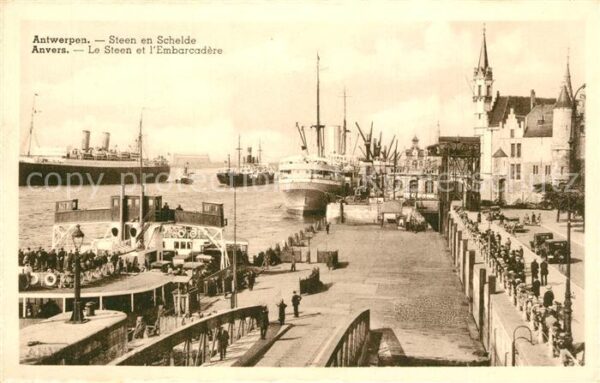 Antwerpen Anvers Steen en Schelde