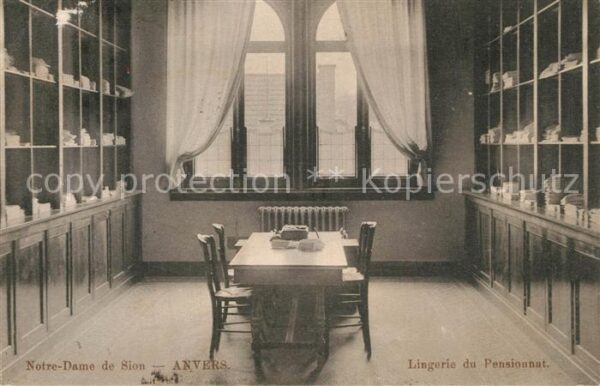 Anvers Antwerpen Notre Dame de Sion Lingerie du Pensionn