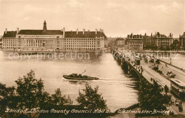 London County Council Hall Westminster Bridge