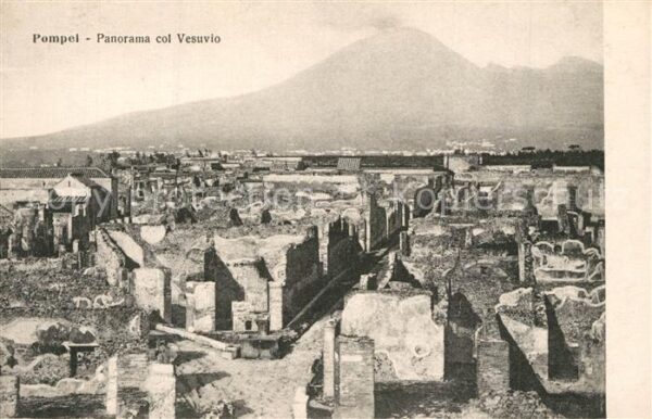 Pompei Panorama col Vesuvio