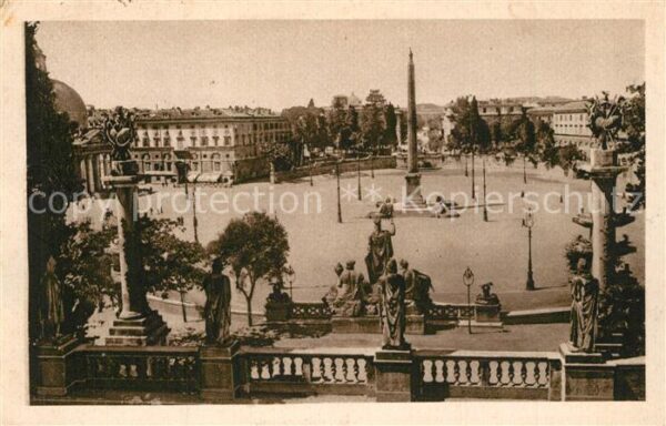 Roma Rom Piazza del Popolo
