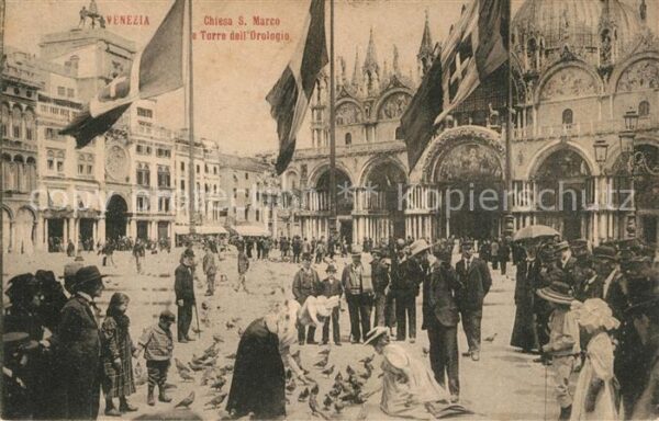 Venezia Venedig Chiesa San Marco Torre dell Orologio