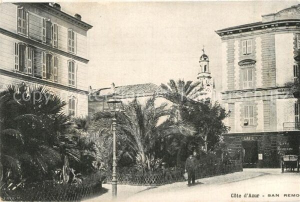 San Remo Cote d Azur Stadtpanorama