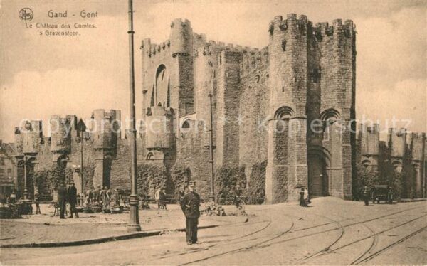 Gand Belgien Chateau des Comtes Gravensteen