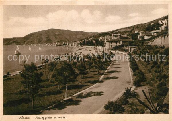 ALASSIO Savona Liguria IT Passeggiata a mare