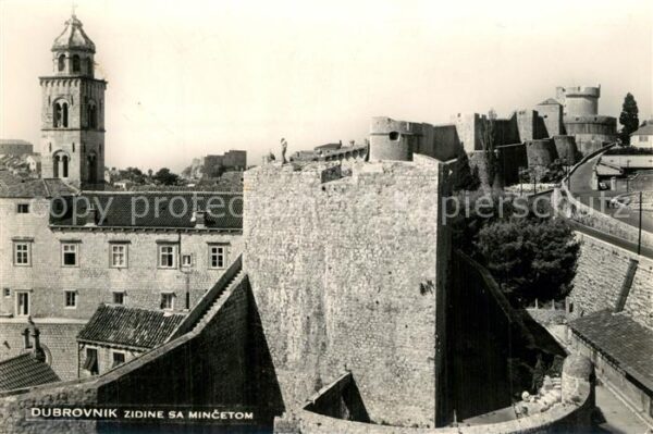 Dubrovnik Ragusa Schloss Stadtmauer