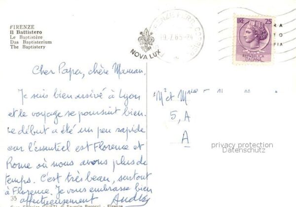 Firenze Florenz Battistero – Bild 2