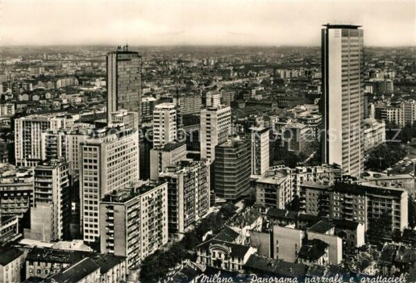 Milano Panorama parziale e grattacieli