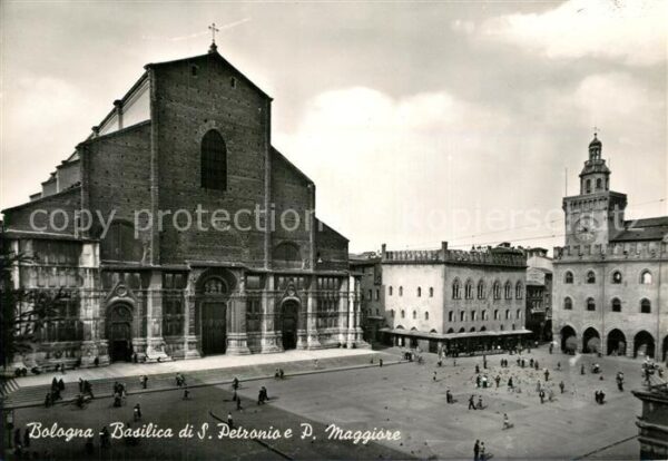 Bologna Basilica di San Petronio Piazza Maggior