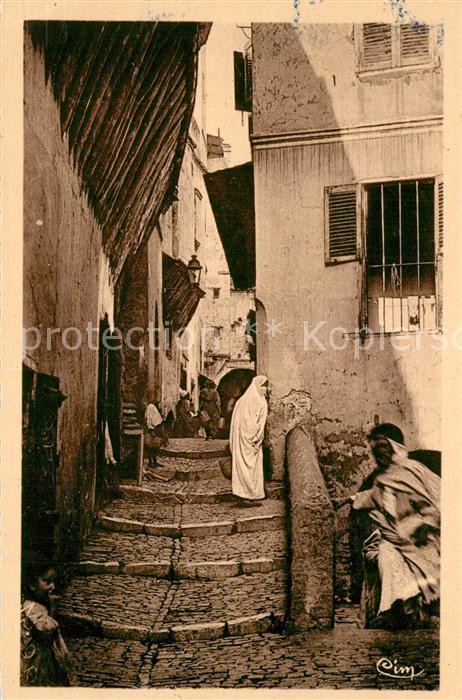 Alger Algerien Une rue arabe