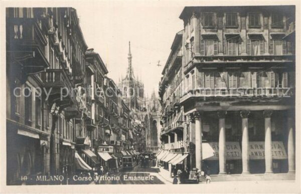 Milano Corso Vittorio Emanuele
