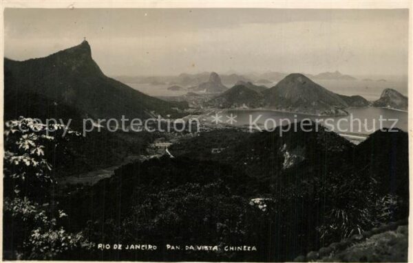 Rio de Janeiro Panorama da vista Chineza