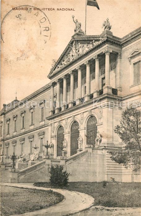Madrid Spain Biblioteca nacional
