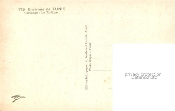 Tunis Carthage Le Théâtre Ruines Antike Stätt – Bild 2