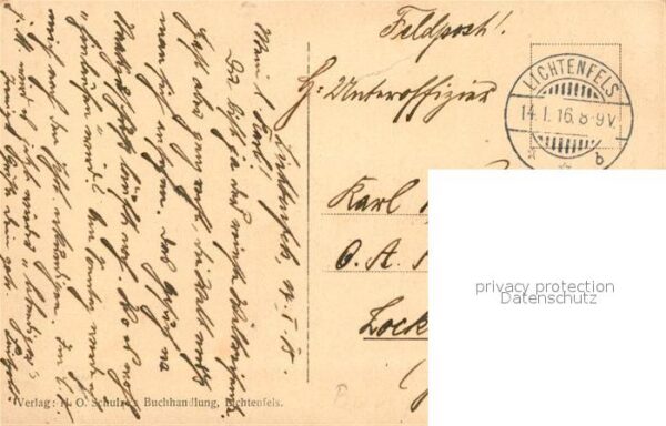 Schloss Banz vom Buchenwald aus gesehen – Bild 2