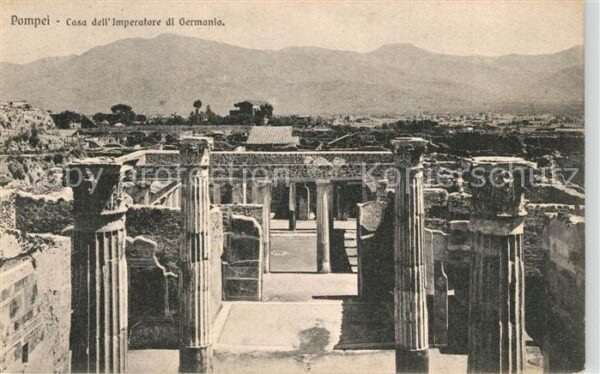 Pompei Casa dell' Imperatore di Germania Ruine