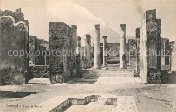 Pompei Casa di Pansa Ruinen Antike Stätte