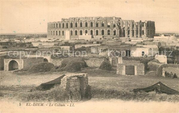 El-Djem Le Colisée Ruines Antike Stätte