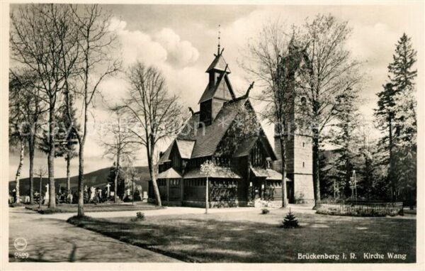 Brueckenberg Riesengebirge Kirche Wang im Riesengebirge