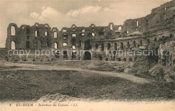 El-Djem Intérieur du Colisée