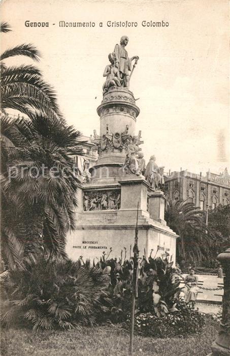 Genova Genua Liguria Monumento a Cristoforo Colombo