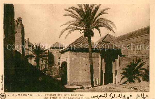 Marrakech Marrakesch Tombeau des Rois Saadiens