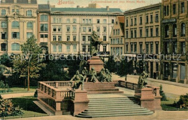 Berlin Lutherdenkmal Neuer Markt