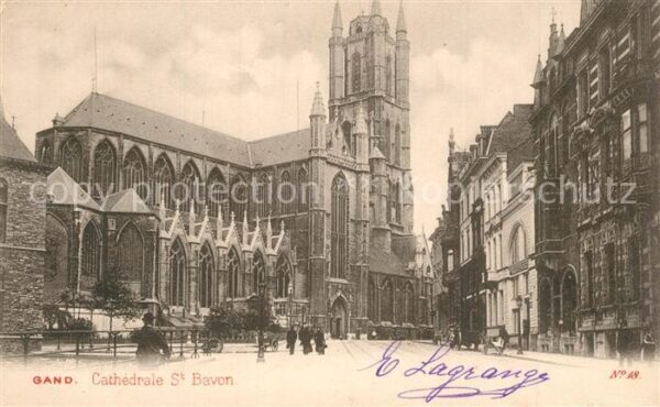 Gand Belgien Cathedrale Saint Bavon