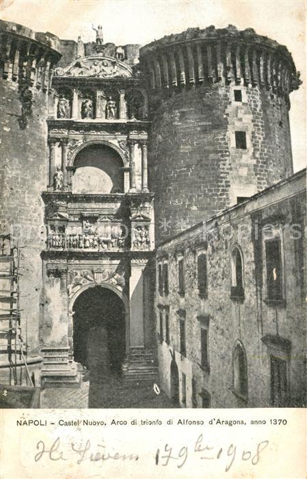 Napoli Neapel Castel Nuovo Arco di trionfo di Alfonso