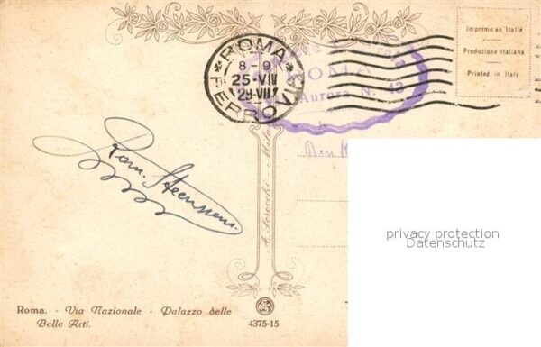 Roma Rom Via Nazionale Palazzo delle Belle Arti – Bild 2