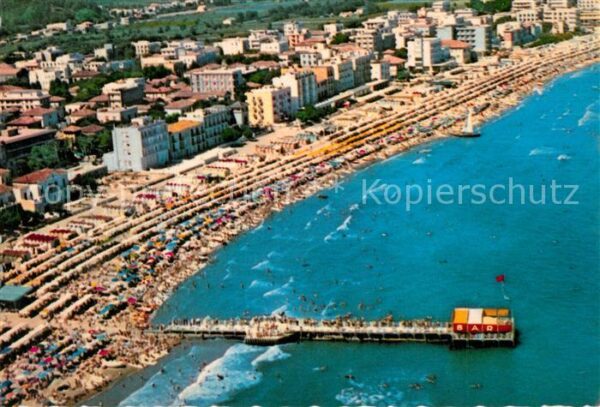Cattolica Rimini La spiaggia vista dall' alto