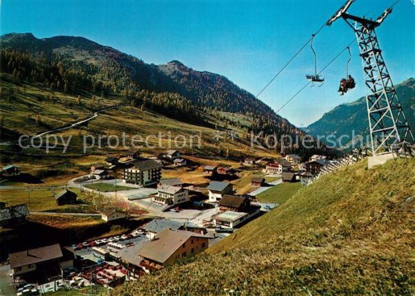 Malbun Panorama mit Sessellift Sareis