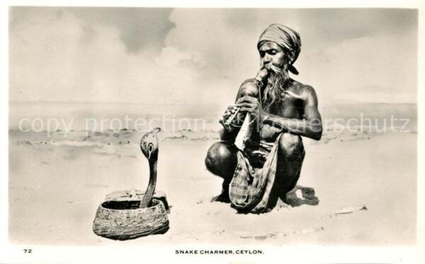 Ceylon Sri Lanka Snake Charmer