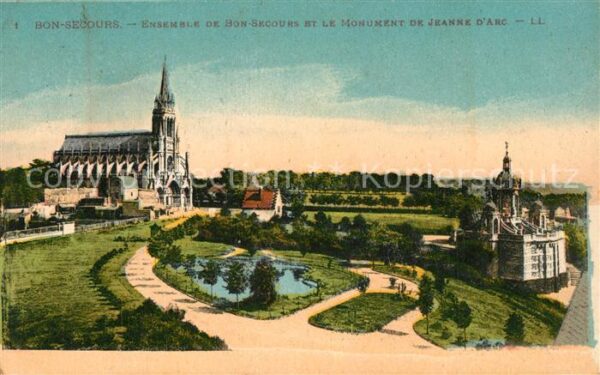 Bon-Secours et Monument de Jeanne d`Arc