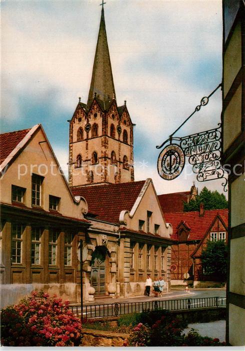 Herford Markthalle und M?nster vom Haus des Han