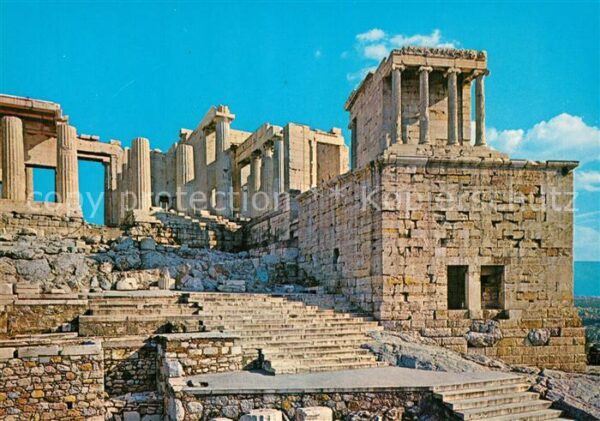 Athenes Athen Propylaen der Akropolis