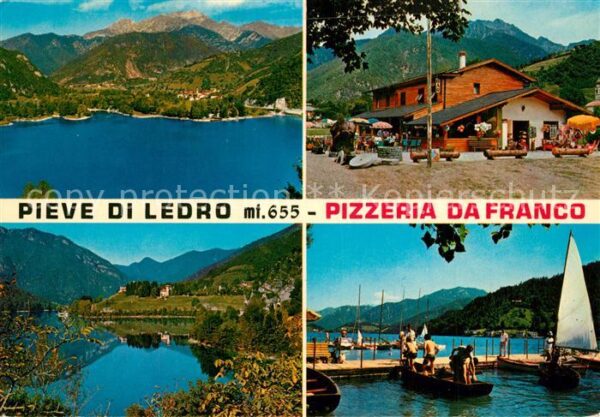 Pieve di Ledro Pizzeria da Franco Bootssteg Seepartien