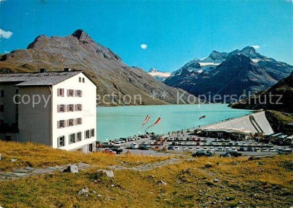 Bielerh?he Hotel Silvrettasee mit Hohes-Rad Piz-Bu