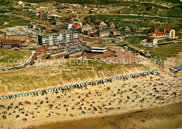 Bergen aan Zee Fliegeraufnahme mit Strand