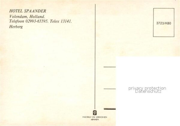 Volendam Hotel Spaander Restaurant – Bild 2