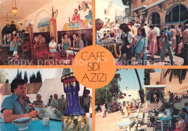 Sidi Bou Said Caf? Sidi Azzizi