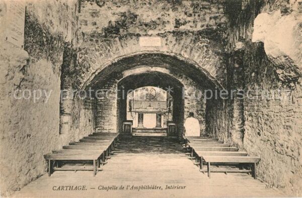 Carthage Karthago Chapelle de l’Amphitheatre Interieur