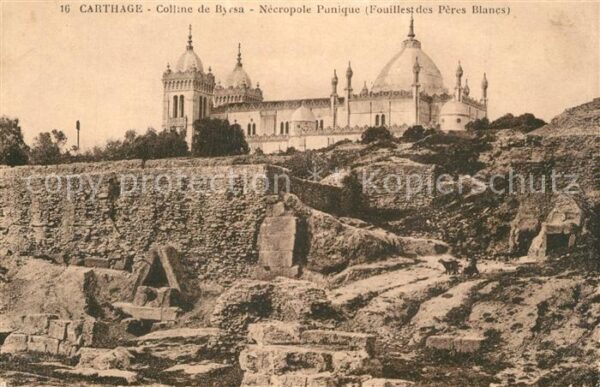 Carthage Karthago Colline de Byrsa Necropole Punique