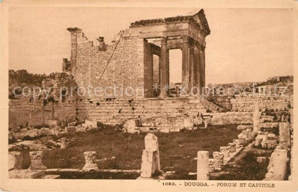 Dougga Forum et Capitole