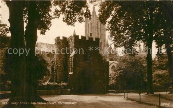 Canterbury Kent Dark Entry and Green Court